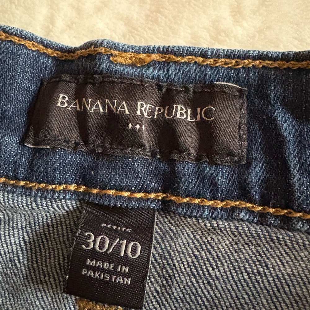 Banana Republic Dark Blue Denim Shorts - Picture 4 of 4